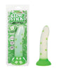 Load image into Gallery viewer, Glow Stick Leaf Suction Cup Glow-in-the-Dark Dildo - Green