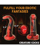 Bild in den Galerie-Viewer laden, Creature Cocks King Cobra Silicone Dildo