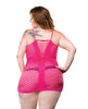 Load image into Gallery viewer, Beverly Hills Naughty Girl Low V Front Dress Pink QN