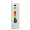 Load image into Gallery viewer, Pride Dildo Rainbow With Suction Cup Medical Grade Silicone