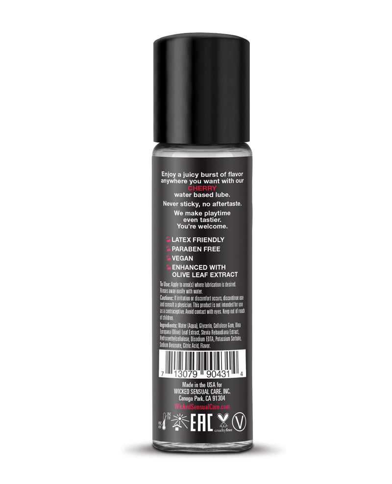 Załaduj obraz do przeglądarki galerii, Wicked Sensual Care Aqua Lubrykant na bazie wody - 1 oz Wiśnia