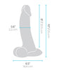 Indlæs billede i gallerifremviser, b-Vibe Slipskin 10" Curvy - Mocha