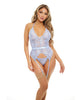 Carica l'immagine nel visualizzatore Galleria, Maddy Soft Cup Lace Merrywidow w/Thong Brunnera Blue XL