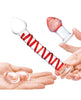 Load image into Gallery viewer, Glas 4 pc Mr. Swirly Set w/Glass Kegel Balls & 3.25" Butt Plug - Red