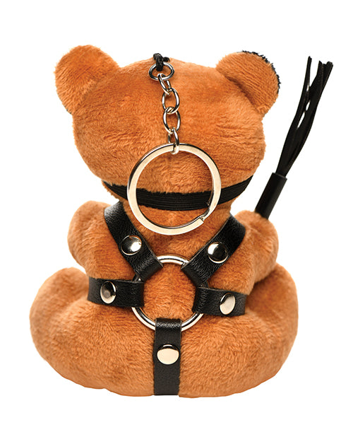 Φόρτωση εικόνας στο πρόγραμμα προβολής Gallery, Dom Bear Keychain Cute Yet Edgy Hearts On Feet Gag Gift For Friends
