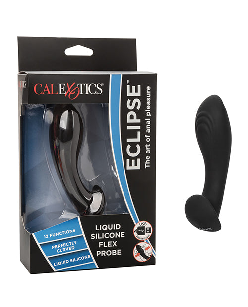 Charger l'image dans la visionneuse de la galerie, Eclipse Liquid Silicone Flex Probe - Black