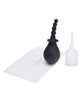 Carregar imagem no visualizador da Galeria, Conjunto de 4 Peças de Ducha Anal Macia com Contas CleanScene com Base Alargada