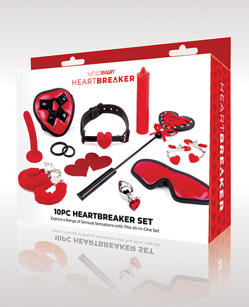 Afbeelding laden in Galerijviewer, WhipSmart Heartbreaker 10 pc Set - Black/Red