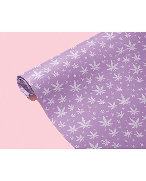 Load image into Gallery viewer, Purple Pot Leaf Wrapping Paper