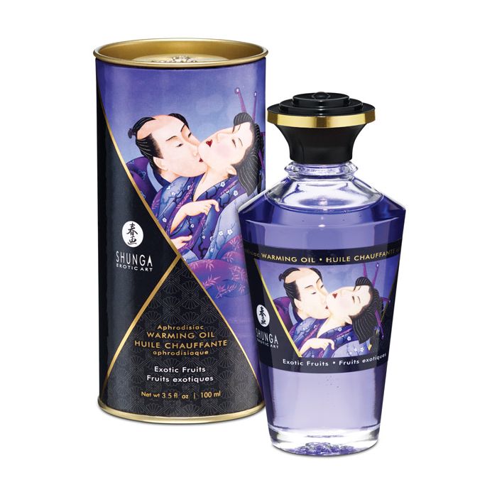 Load image into Gallery viewer, Shunga Warming Oil - 3.5 oz Exotic Fruits