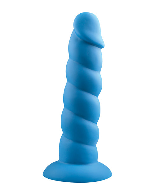 Încărcați imaginea în vizualizatorul Galerie, Rock Candy Suga Daddy dildo din silicon de 7" - Mov