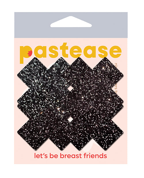 Ladda bilden i Galleri Viewer, Pastease Premium Petites Sparkle Plus X - Black O/S Pack of 2 Pair