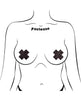 Ladda bilden i Galleri Viewer, Pastease Premium Petites Sparkle Plus X - Black O/S Pack of 2 Pair