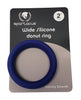 Load image into Gallery viewer, Spartacus 2" Wide Silicone Donut Ring - Blue