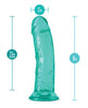 Charger l'image dans la visionneuse de la galerie, Blush B Yours Plus 8" Roar n Ride Dildo - Teal