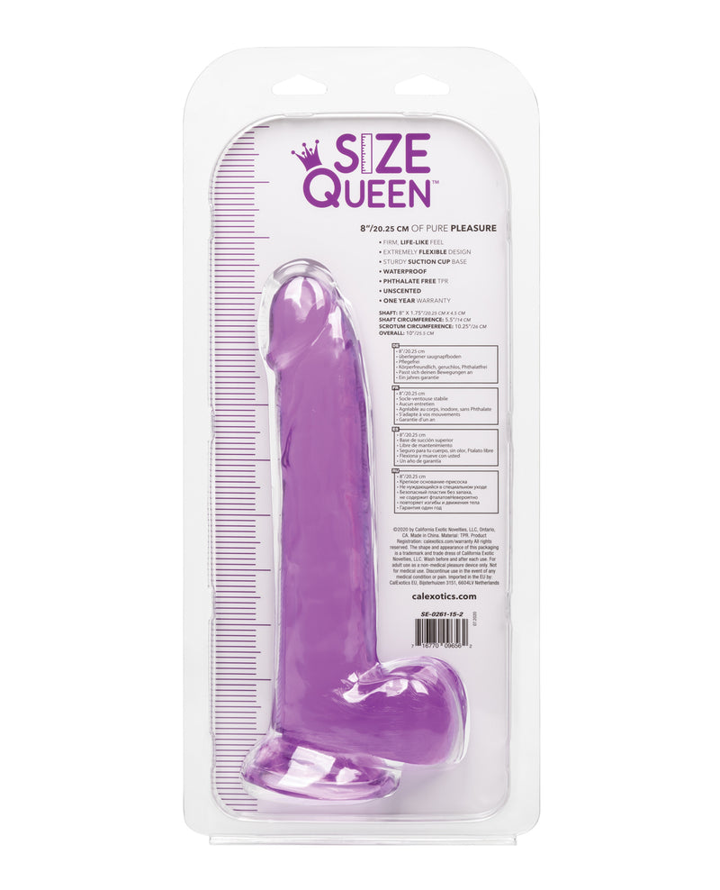 Φόρτωση εικόνας στο πρόγραμμα προβολής Gallery, Size Queen 8" Dildo - Purple