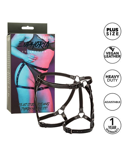 Cargue la imagen en el visor de la galería, Euphoria Collection Plus Size Riding Thigh Harness