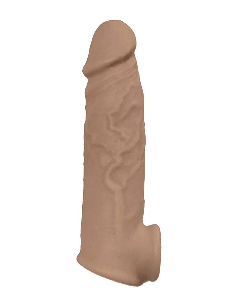 Load image into Gallery viewer, Natural Realskin Vibrating Penis Xtender - Brown