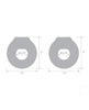 Load image into Gallery viewer, Blue Line C & B Ultra-Stretch Stamina Endurance Ring - Jelly Blue Pack of 2