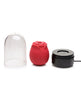 Cargue la imagen en el visor de la galería, Inmi Bloomgasm Enchanted Rose 10X Clitoral Stimulator w/Case - Red
