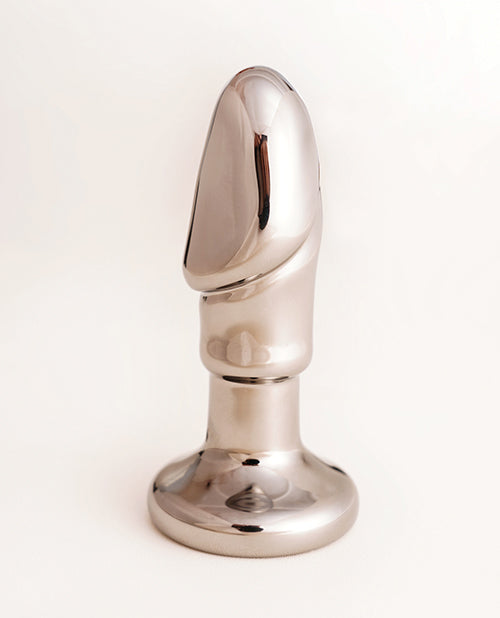 Încărcați imaginea în vizualizatorul Galerie, Cristal Black Opal Anal Glass Dildo Vibe - Gun Metal