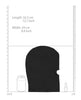 Load image into Gallery viewer, Shots Ouch Submission Mask - Black
