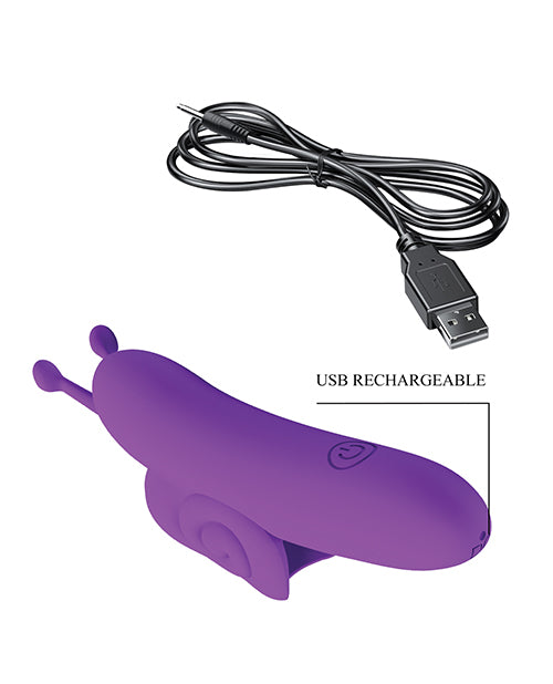 Cargue la imagen en el visor de la galería, Pretty Love Snail Honey Finger Vibe - Purple