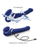 Load image into Gallery viewer, Strap On Me Multi Orgasm Bendable Strapless Strap On Medium - Night Blue
