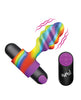 Load image into Gallery viewer, Bang! Vibrating Rainbow Butt Plug