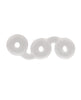 Load image into Gallery viewer, Perfect Fit Triple Donut Ring - Clear