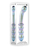 Ladda bilden i Galleri Viewer, Gender X Lustrous Galaxy Wand Glass Massager Green