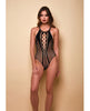 Afbeelding laden in Galerijviewer, Lights Off Halter Neck Teddy Black O/S
