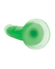 Cargue la imagen en el visor de la galería, Curve Toys Lollicock 7" Glow In The Dark Silicone Dildo - Green