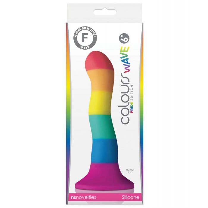 Load image into Gallery viewer, Colours Pride Edition 6" Wave Dildo