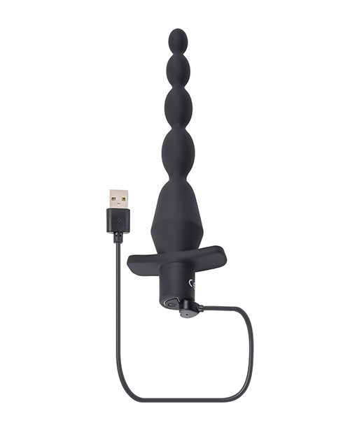 Load image into Gallery viewer, Selopa Vibrating Butt Beads - Black