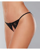 Afbeelding laden in Galerijviewer, Adore Luv Web Gestrikte Open Voorzijde Slip Zwart O/S