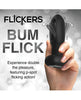 Load image into Gallery viewer, Inmi Bum Flick Flicking & Vibrating Silicone Butt Plug w/Remote - Black