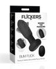 Load image into Gallery viewer, Inmi Bum Flick Flicking & Vibrating Silicone Butt Plug w/Remote - Black