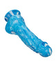 Load image into Gallery viewer, Twisted Love Twisted Silicone Dong - Blue