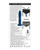 Charger l'image dans la visionneuse de la galerie, Gender X Vibromasseur à double moteur avec harnais et sangle - Bleu