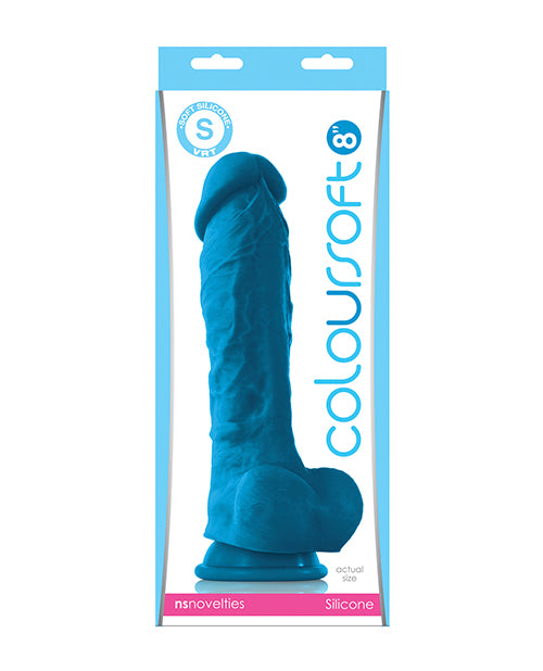 Ladda bilden i Galleri Viewer, ColourSoft 8" Soft Dildo - Blue