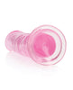 Lataa kuva gallerian katseluohjelmaan, Shots RealRock Crystal Clear 7" Straight Dildo w/Suction Cup - Pink