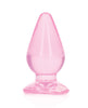 Load image into Gallery viewer, Shots RealRock Crystal Clear 4.5" Anal Plug - Pink