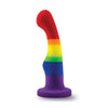 Load image into Gallery viewer, Blush Avant P1 Gay Pride Silicone Dong - Freedom