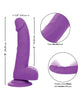Indlæs billede i gallerifremviser, Silicone Studs Neon 6" Dildo - Purple