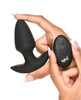 Afbeelding laden in Galerijviewer, Bang! Rotating & Vibrating Tapered Butt Plug w/Remote - Black