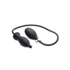 Lataa kuva gallerian katseluohjelmaan, Master Series Dark Inflator Inflatable Silicone Anal Plug - Black