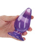 Ladda bilden i Galleri Viewer, Shots RealRock Crystal Clear 4.5" Anal Plug - Purple