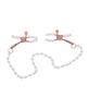 Cargue la imagen en el visor de la galería, Sex & Mischief Peaches 'n CreaMe Pearl Nipple Clamps