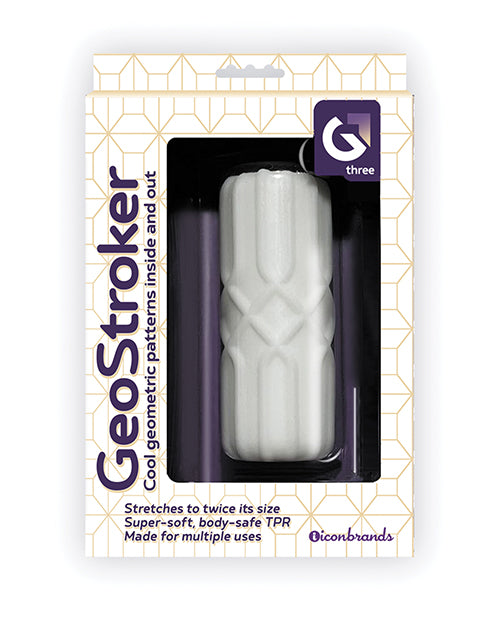 Afbeelding laden in Galerijviewer, GeoStroker Three 5" Ultra-Soft TPR Stroker - White
